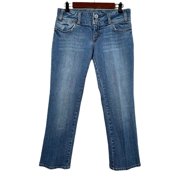 American Eagle Outfitters Denim - American Eagle Size 8R Jean Medium Wash Crop Ankle Skinny Low Rise Stretch